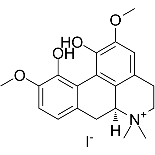 Magnoflorine-iodide Structure